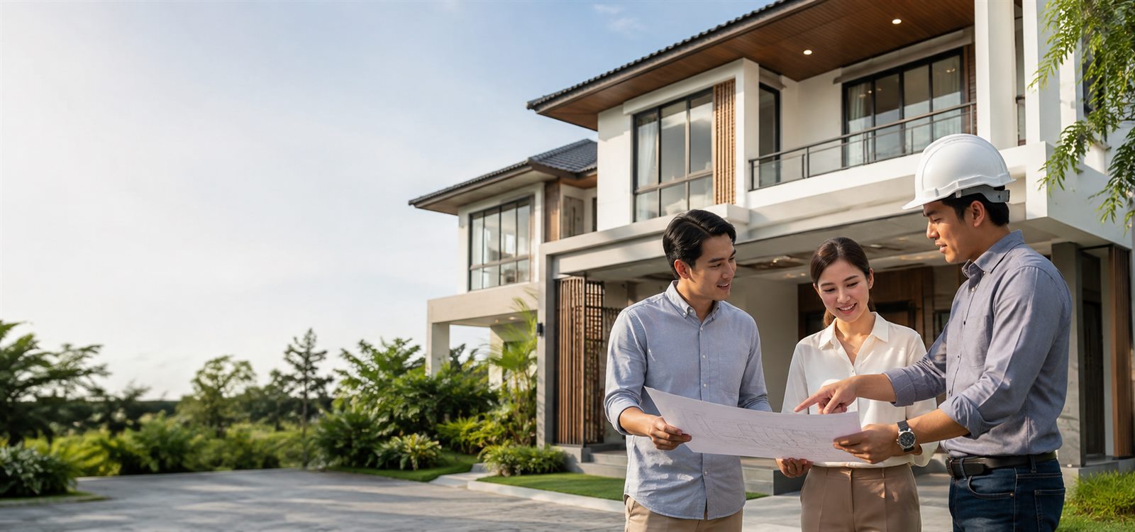 ทีมวิศวกร Buildmate พูดคุยกับเจ้าของโครงการ