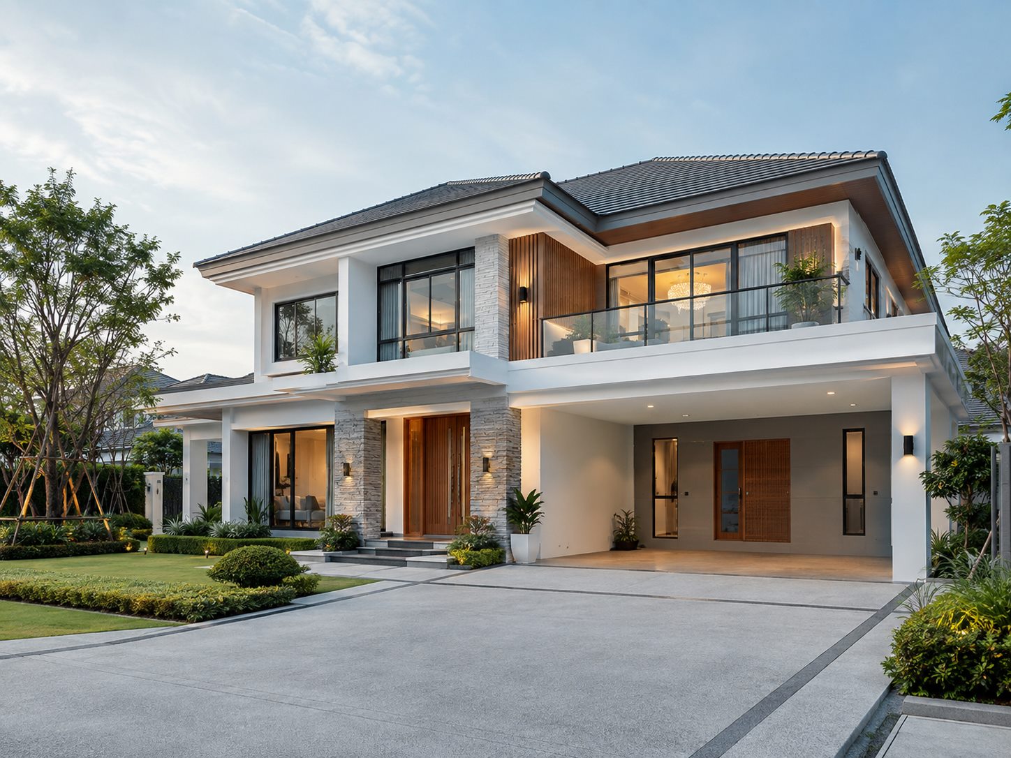Modern Family Residence ภายนอก