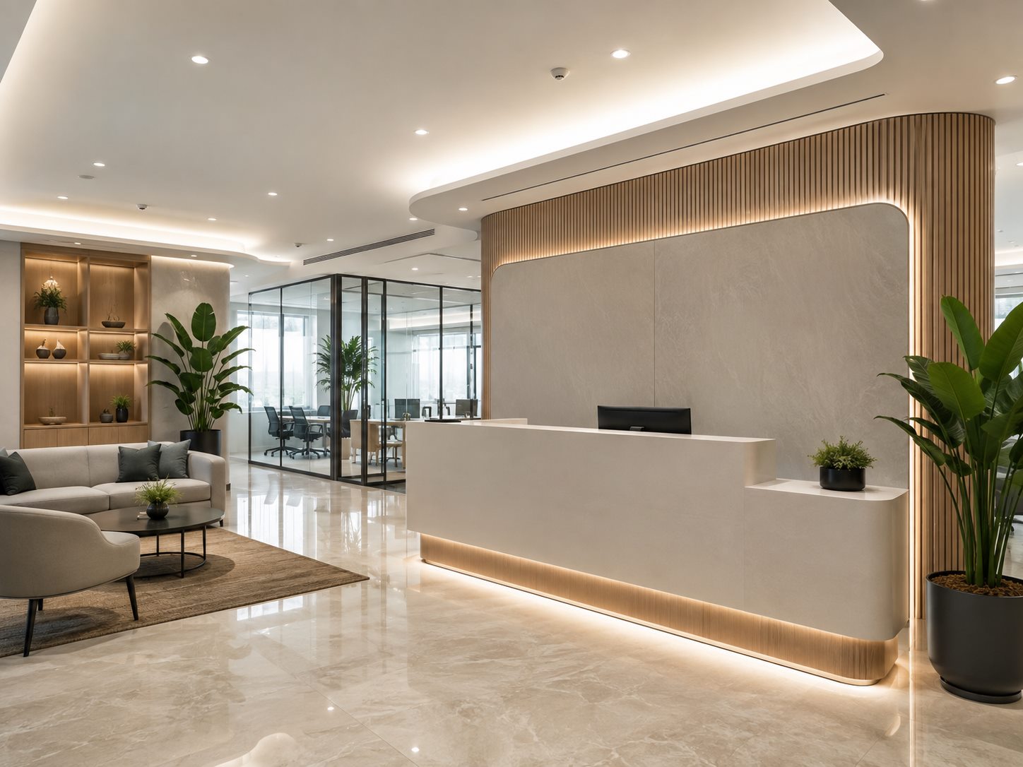 The Yard Office reception